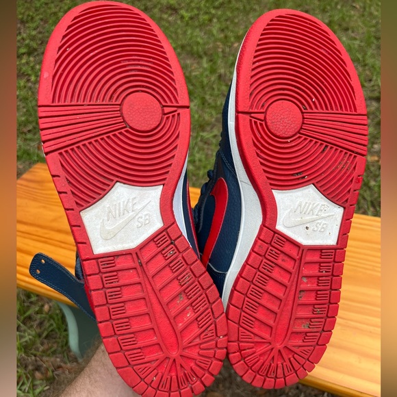 Nike SB Dunk High Pro Squadran Blue University Red Men’s 10 - Picture 5 of 7